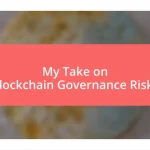 My Take on Blockchain Governance Risks